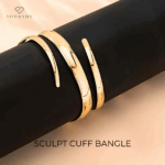 Sculpt Cuff Bangle - Image 2